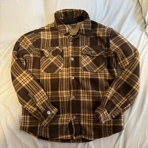 Eddie Bauer Brown Sherpa Jacket